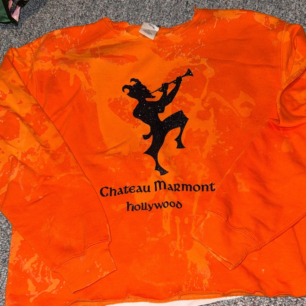 Orange Chateau Marmont Sweatshirt